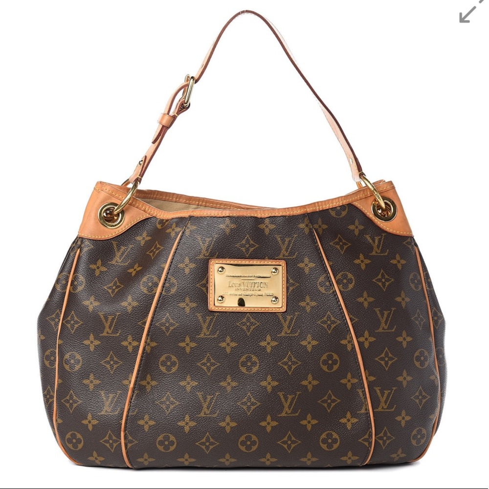 LIKE NEW LOUIS VUITTON MONOGRAM GALLERIA SHLDR BAG